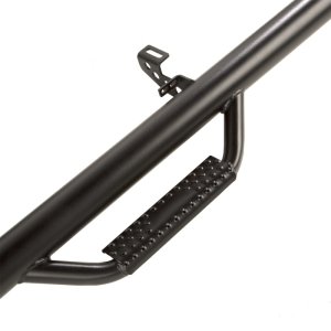 Jeep Wrangler Unlimited Nerf Bars - Side - Rugged Ridge - Spartan - Textured Black - `18-`22